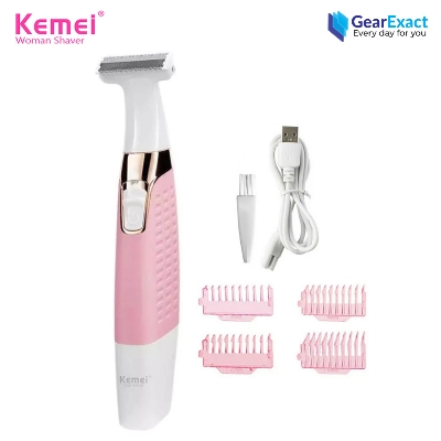 Picture of Kemei KM-1900 Eyebrow and Facial Trimmer Wet & Dry for Women