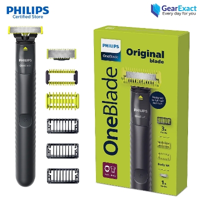 Picture of Philips QP1624/10 OneBlade and Hybrid Trimmer Face, Body for Men