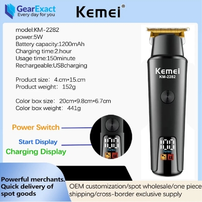 Picture of Kemei KM-2282 Hair Clipper and Beard Trimmer for Men