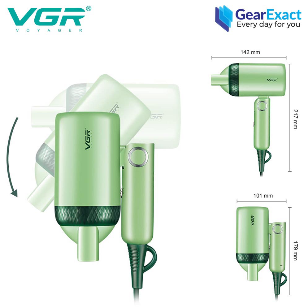 Picture of VGR V-421 Compact Foldable DryCare Hair Dryer for Women