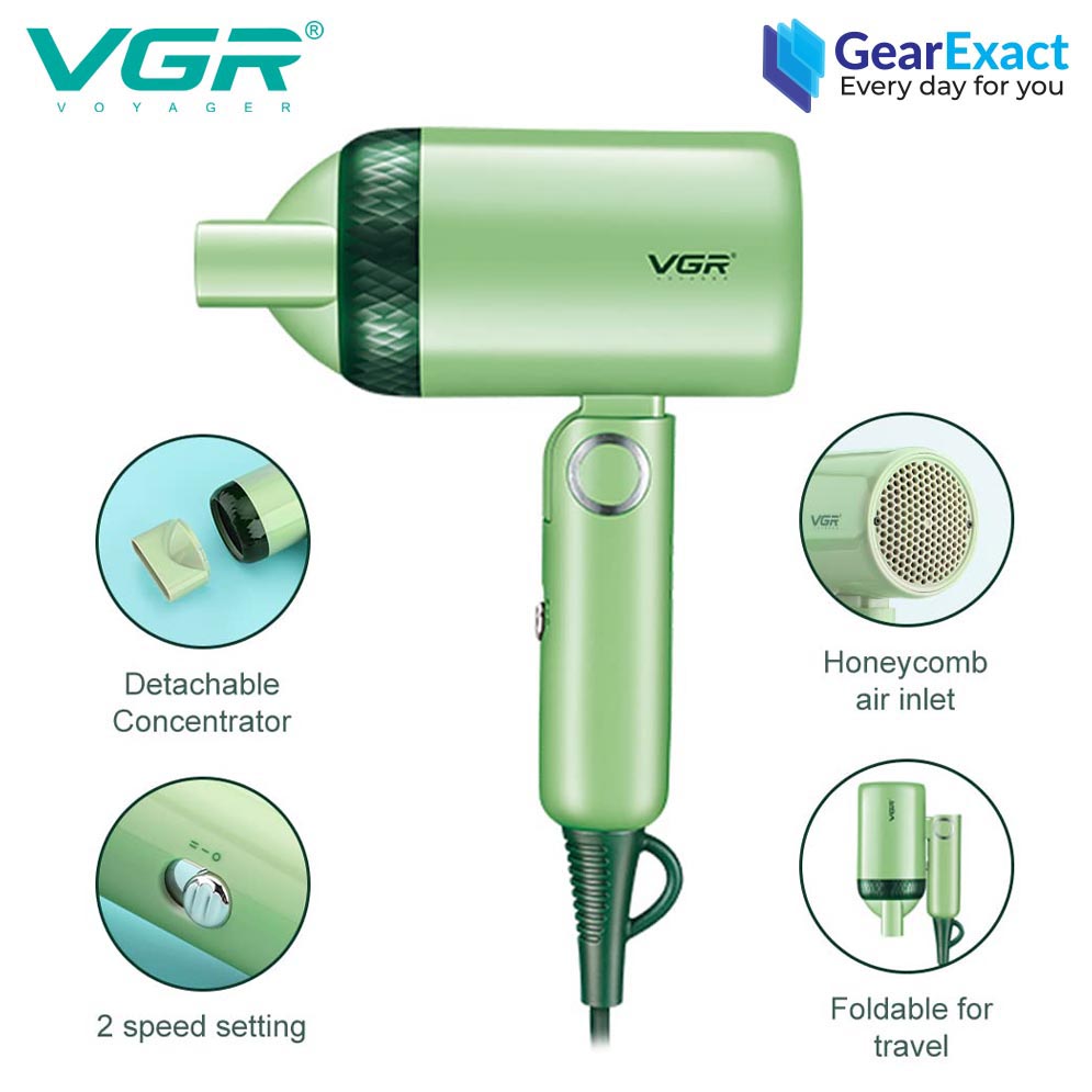 Picture of VGR V-421 Compact Foldable DryCare Hair Dryer for Women