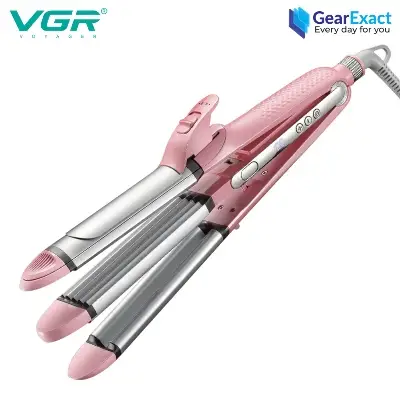 Picture of VGR V-563 Multi-Styler 4-in-1 Straightener, Curler, Crimper & Waver Salon Series for Women