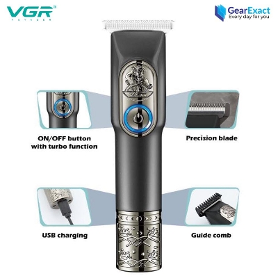 Picture of VGR V-963 Cordless Beard Hair Trimmer for Men