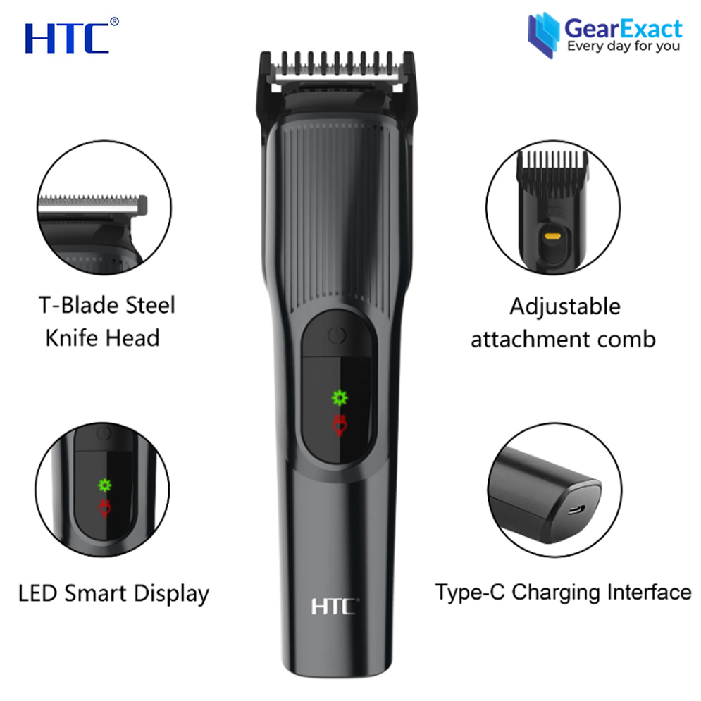 Picture of HTC AT-519 Rechargeable Hair and Beard Trimmer for Men