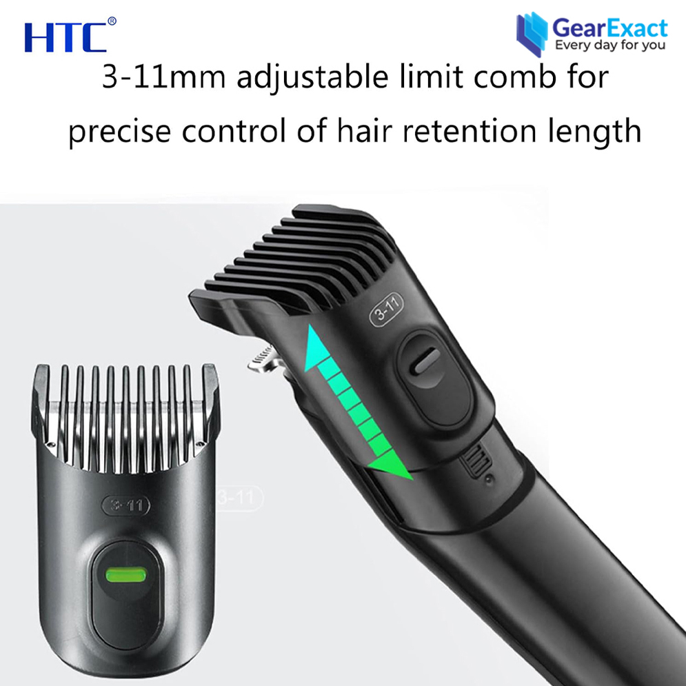 Picture of HTC AT-519 Rechargeable Hair and Beard Trimmer for Men