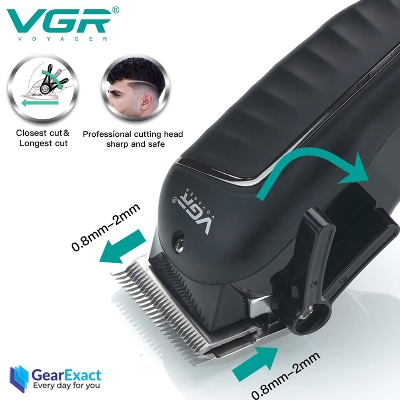 Picture of VGR V-683 Cordless Hair Clipper with Taper Lever Adjustment for Men