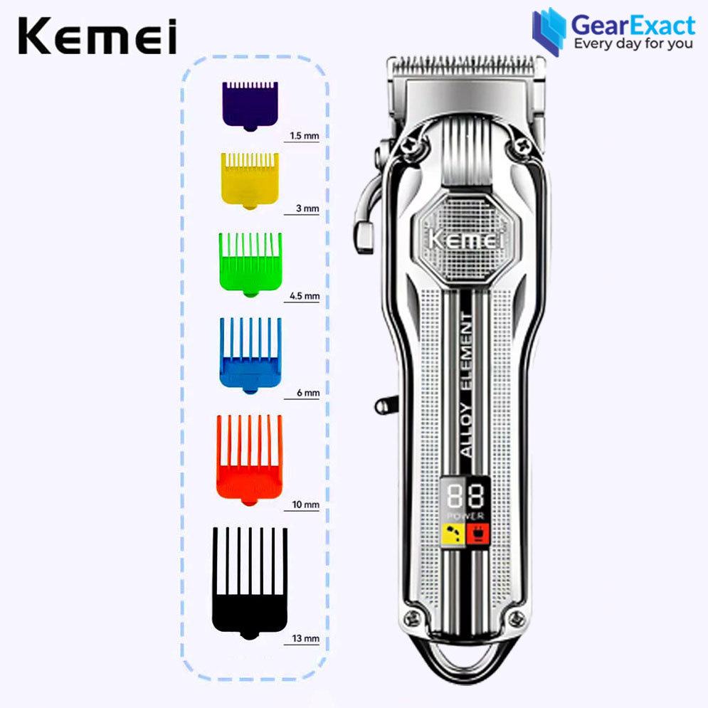 Picture of Kemei KM-517 Cordless Hair Clipper and Beard Trimmer for Men