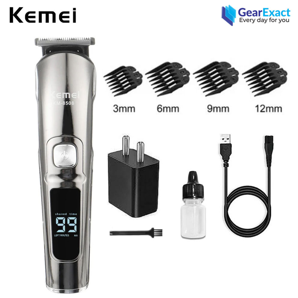 Picture of Kemei KM-8509 Waterproof Hair Clipper and Beard Trimmer for Men