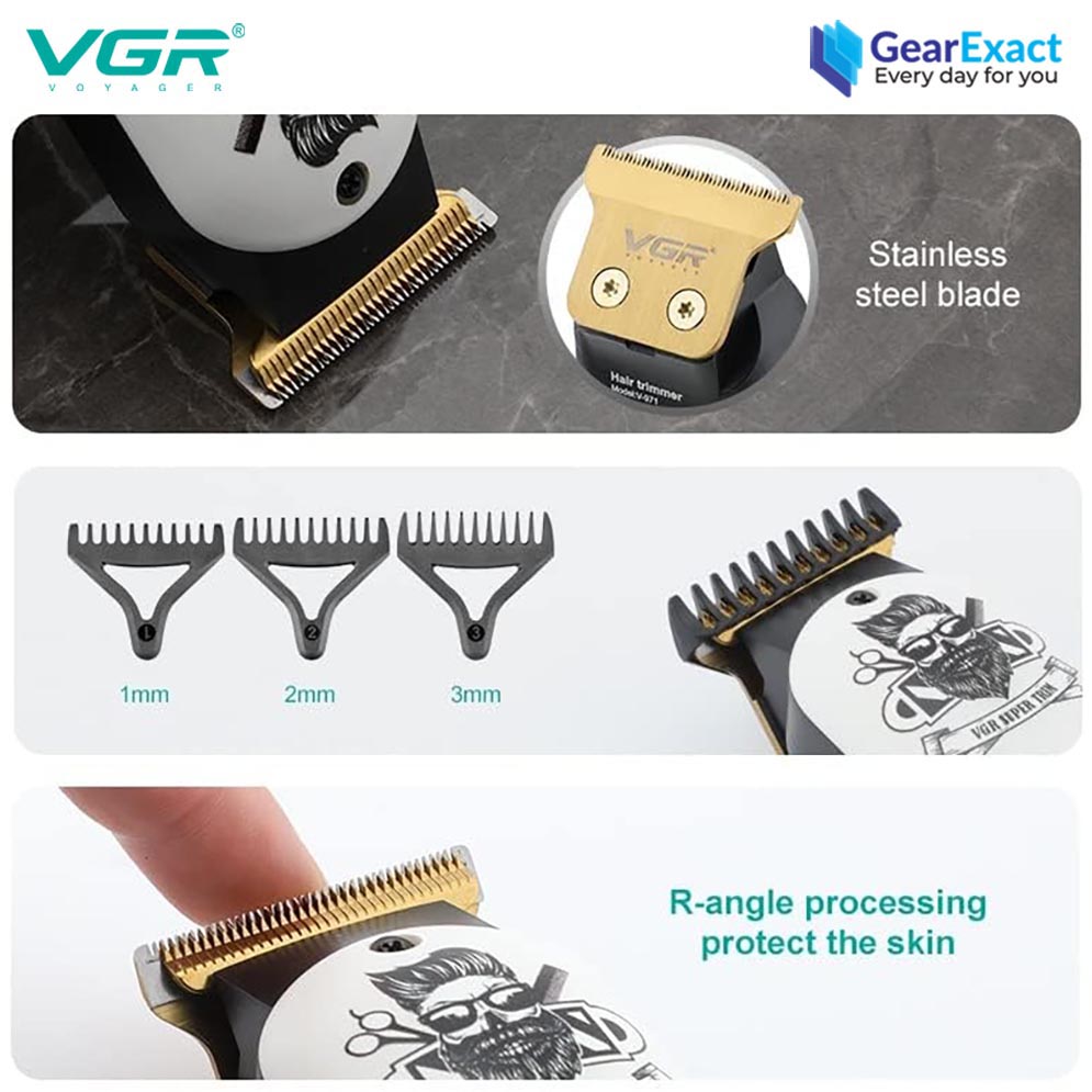 Picture of VGR V-971 Hair Clipper and Beard Trimmer for Men