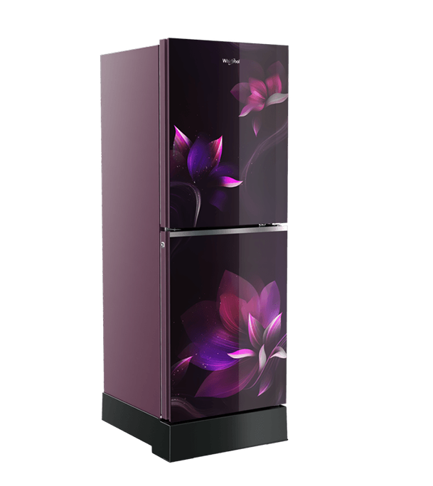 Buy Whirlpool 236 Liter Freshmagic Pro Inverter Glass Door Floret Purple at Best Price In Bangladesh
