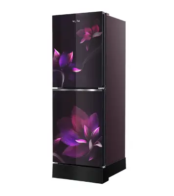 Buy Whirlpool 236 Liter Freshmagic Pro Inverter Glass Door Floret Purple at Best Price In Bangladesh