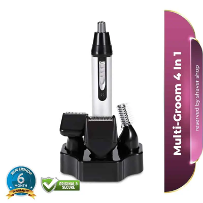 Buy Kemei KM-6632 2 In 1 Rechargeable Nose Hair Trimmer at Best Price In Bangladesh