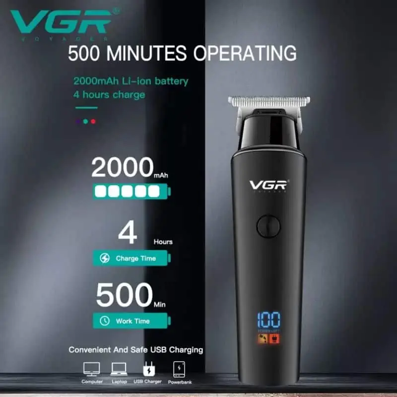 Buy VGR V-937 Professional Rechargeable Electric Hair Trimmer at Best Price In Bangladesh