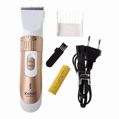 Buy Kemei KM-9020 Beard Trimmer For Men – Silver at Best Price In Bangladesh