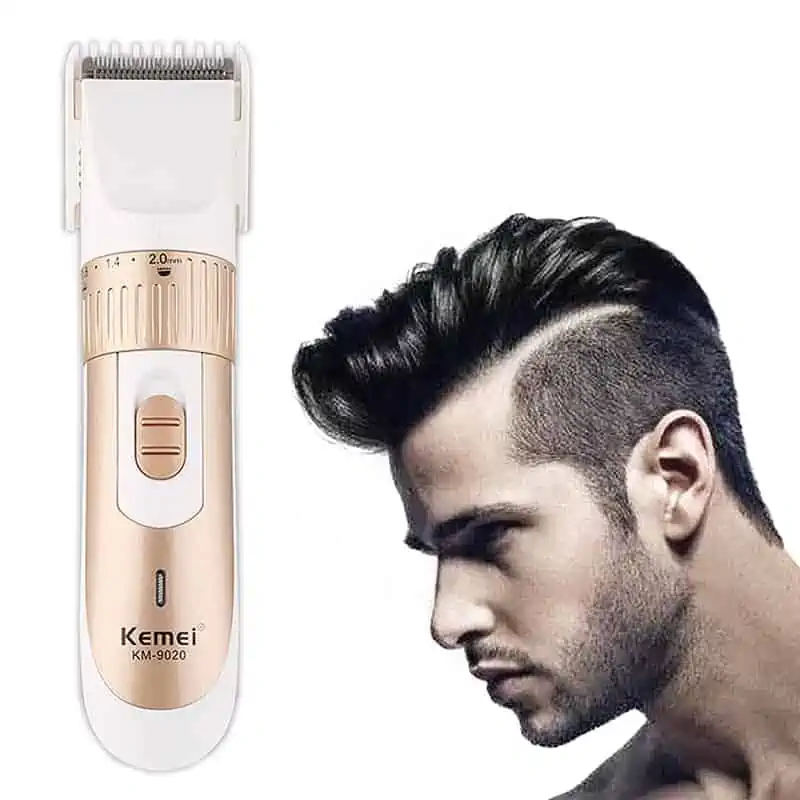 Buy Kemei KM-9020 Beard Trimmer For Men – Silver at Best Price In Bangladesh