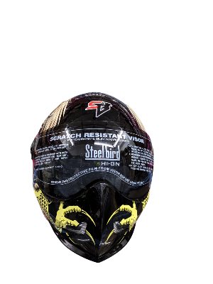 Picture of Adonis Dragon  Full Face Helmet (Glossy Yellow)