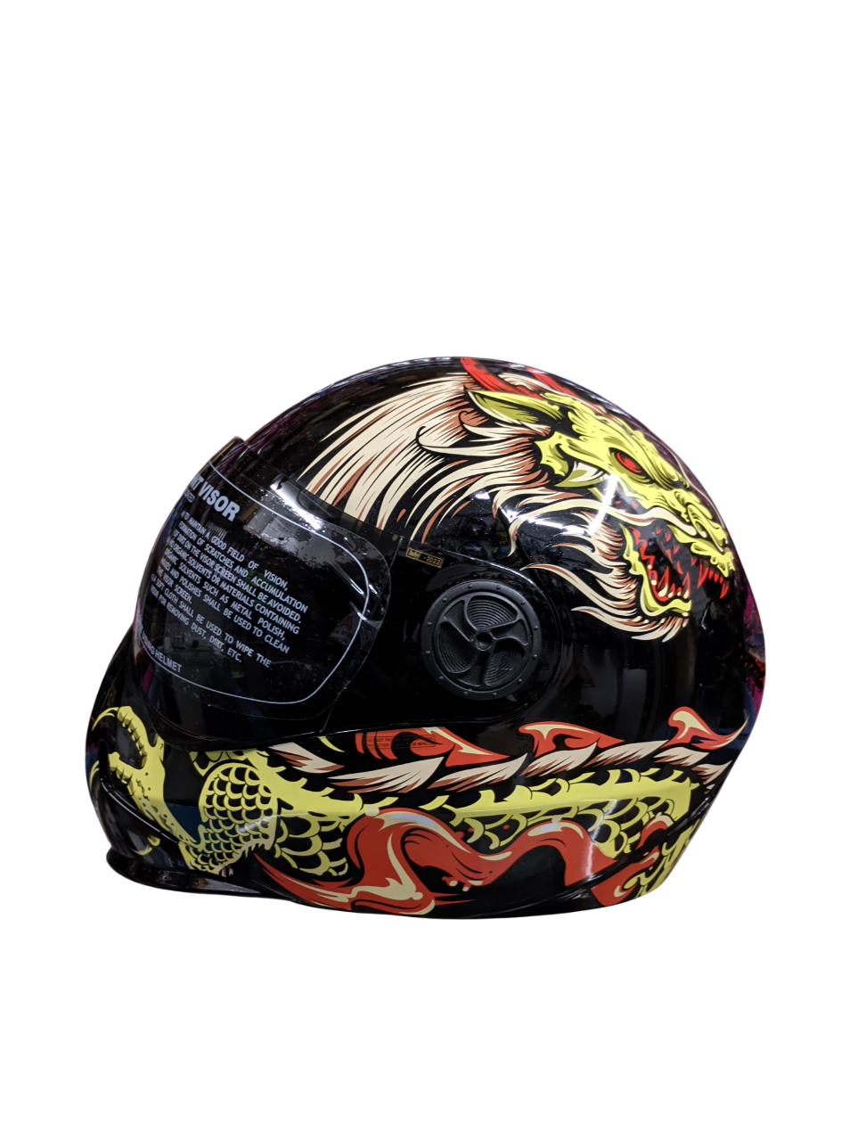 Picture of Adonis Dragon  Full Face Helmet (Glossy Yellow)