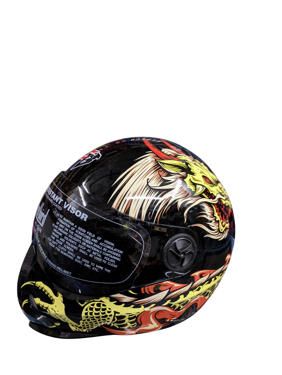 Picture of Adonis Dragon  Full Face Helmet (Glossy Yellow)
