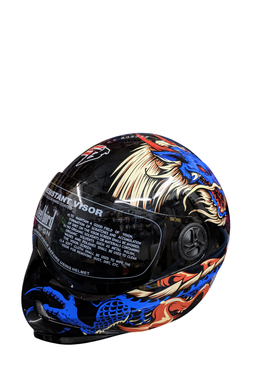 Picture of Adonis Dragon  Full Face Helmet (Glossy Blue)