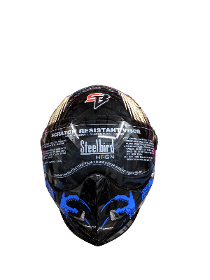 Picture of Adonis Dragon  Full Face Helmet (Glossy Blue)
