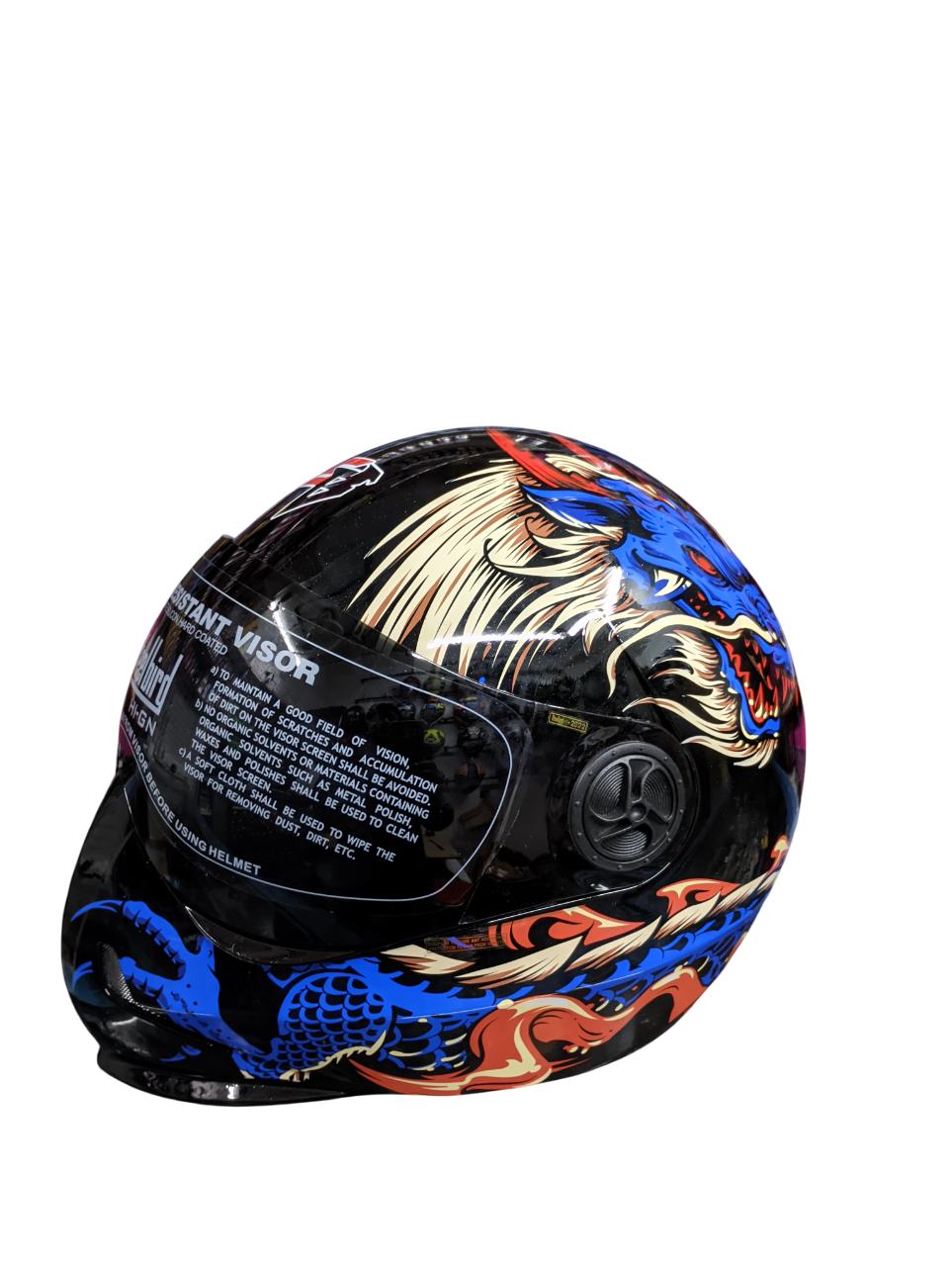 Picture of Adonis Dragon  Full Face Helmet (Glossy Blue)