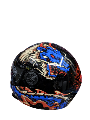 Picture of Adonis Dragon  Full Face Helmet (Glossy Blue)