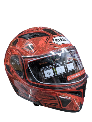 Picture of Stealth 812 Ducati Red Modular Full Face Helmet