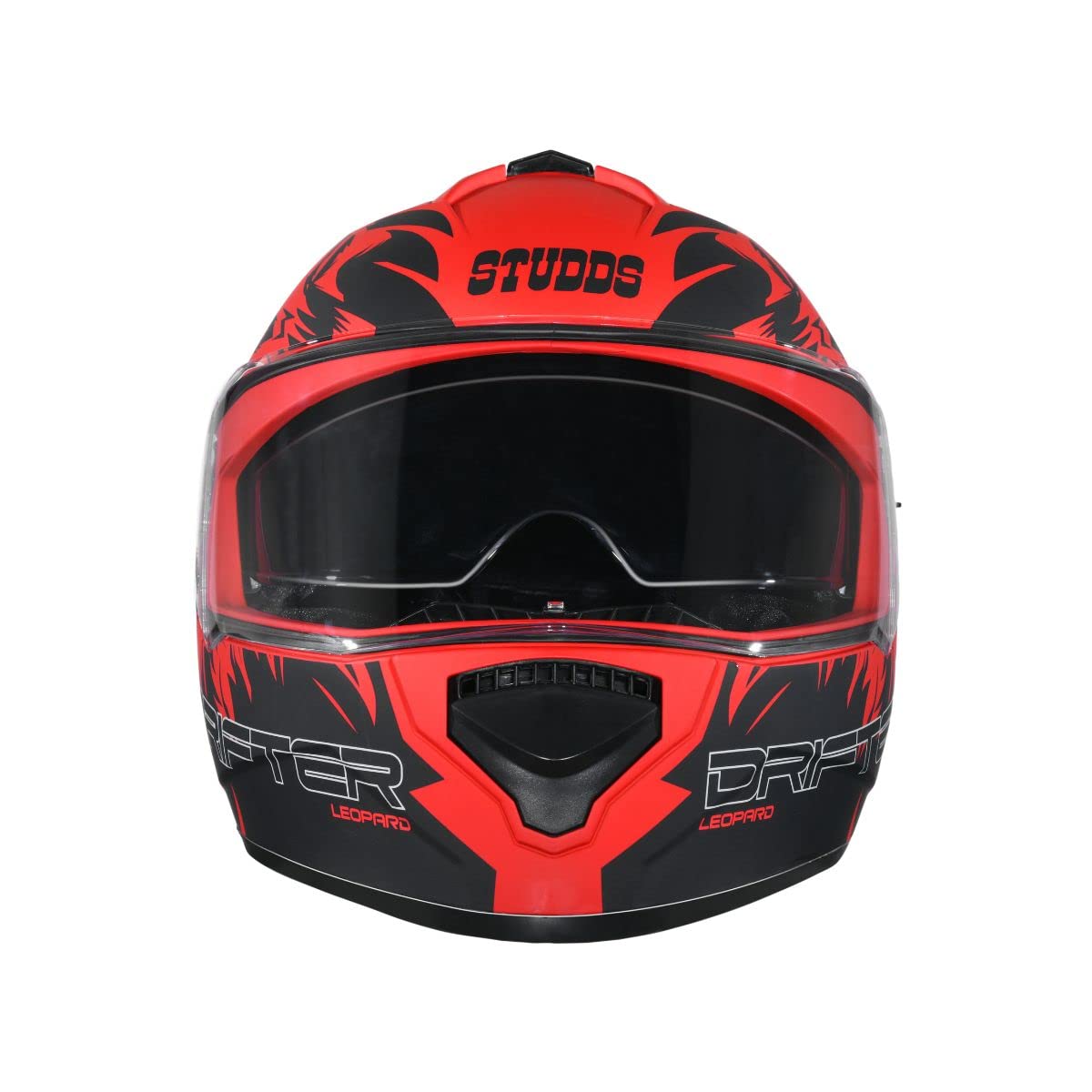 Picture of Studds Drifter D2 Full Face Helmet Leopard Glossy Red