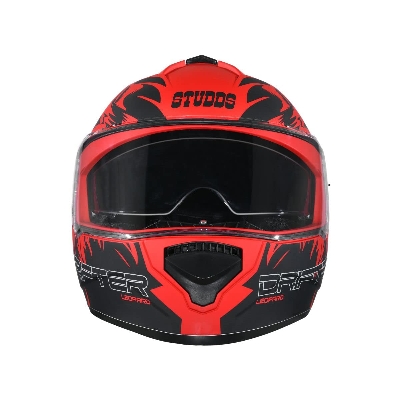 Picture of Studds Drifter D2 Full Face Helmet Leopard Glossy Red