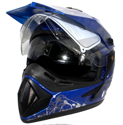 Picture of Vegaa Off Road Helmet Sketch Blue