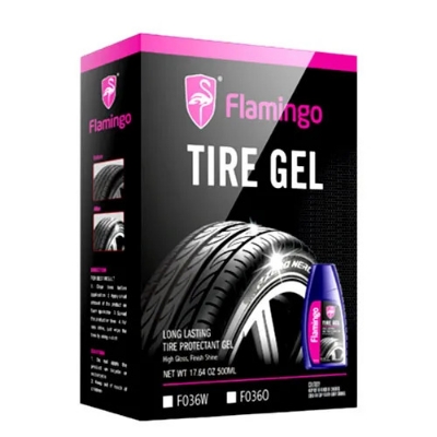 Picture of Flamingo Tire Shining Gel 500 ml Set