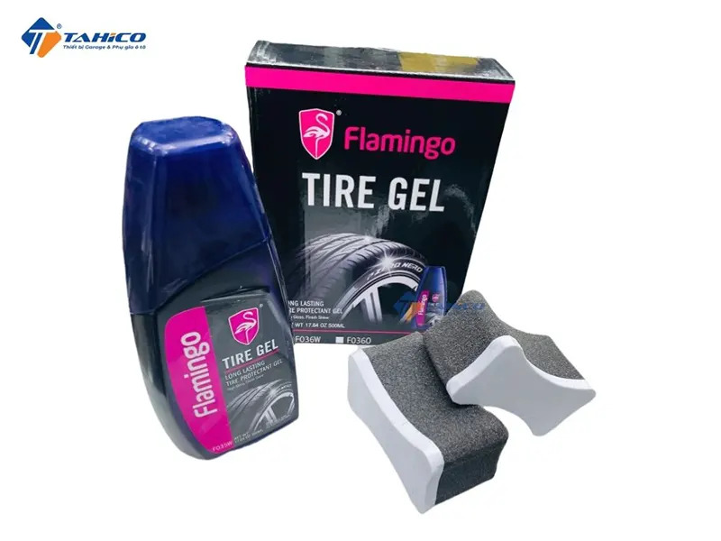 Picture of Flamingo Tire Shining Gel 500 ml Set