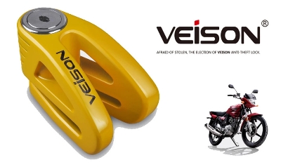Picture of VEISON DX11 6mm Anti Acid Disc Lock ( Multi Colour)