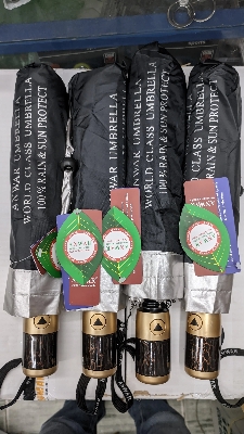 Picture of Anwar Auto Open 10 Spoke world class Heavy duty Umbrella ( Black )