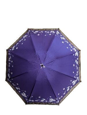 Picture of 3 Fold Fashionable manual open Umbrella with beautiful Lace outline