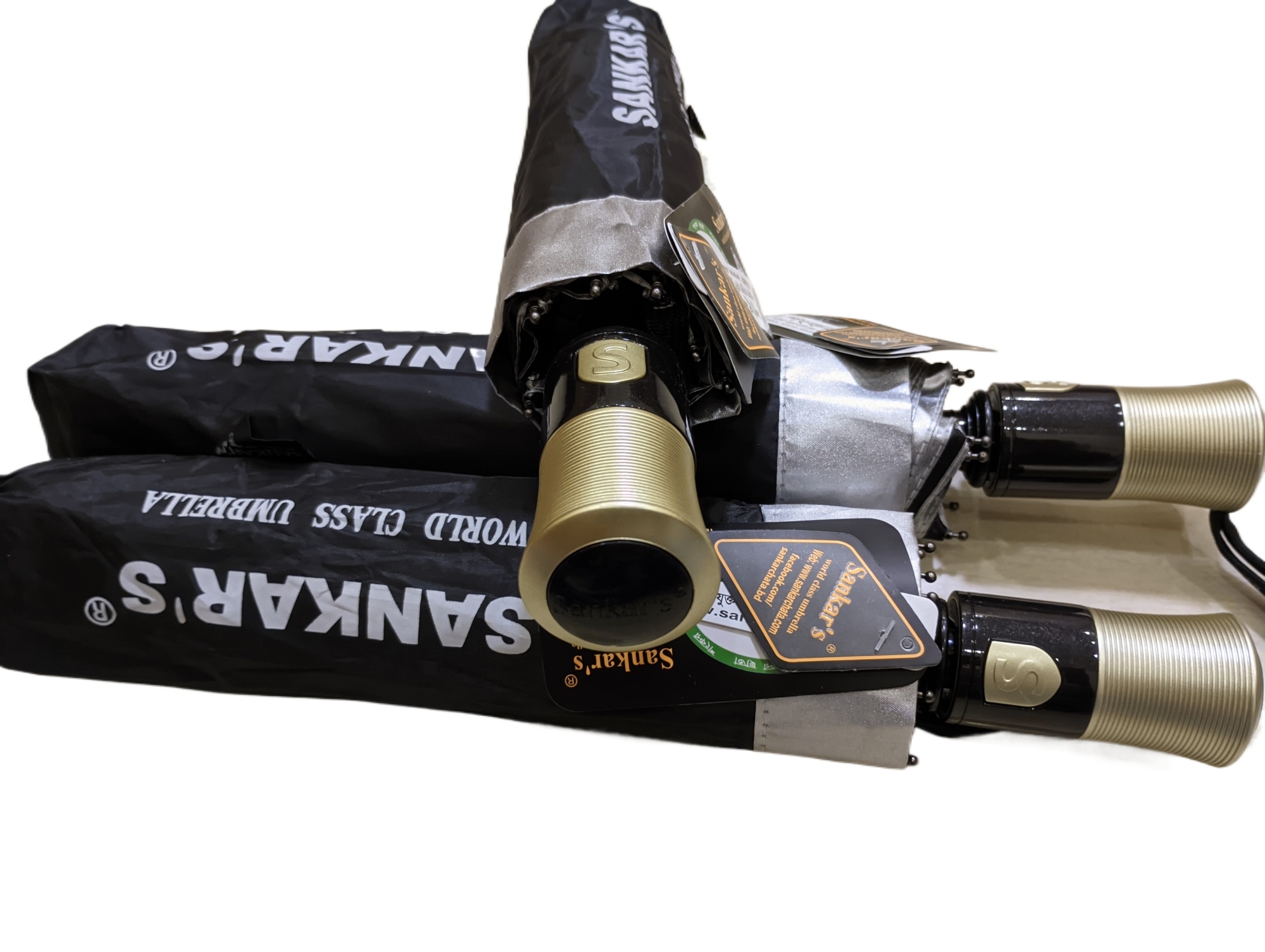 Picture of Shankar Auto Open 8 Spoke world class Heavy duty Umbrella ( Black )