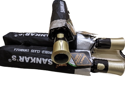 Picture of Shankar Auto Open 8 Spoke world class Heavy duty Umbrella ( Black )