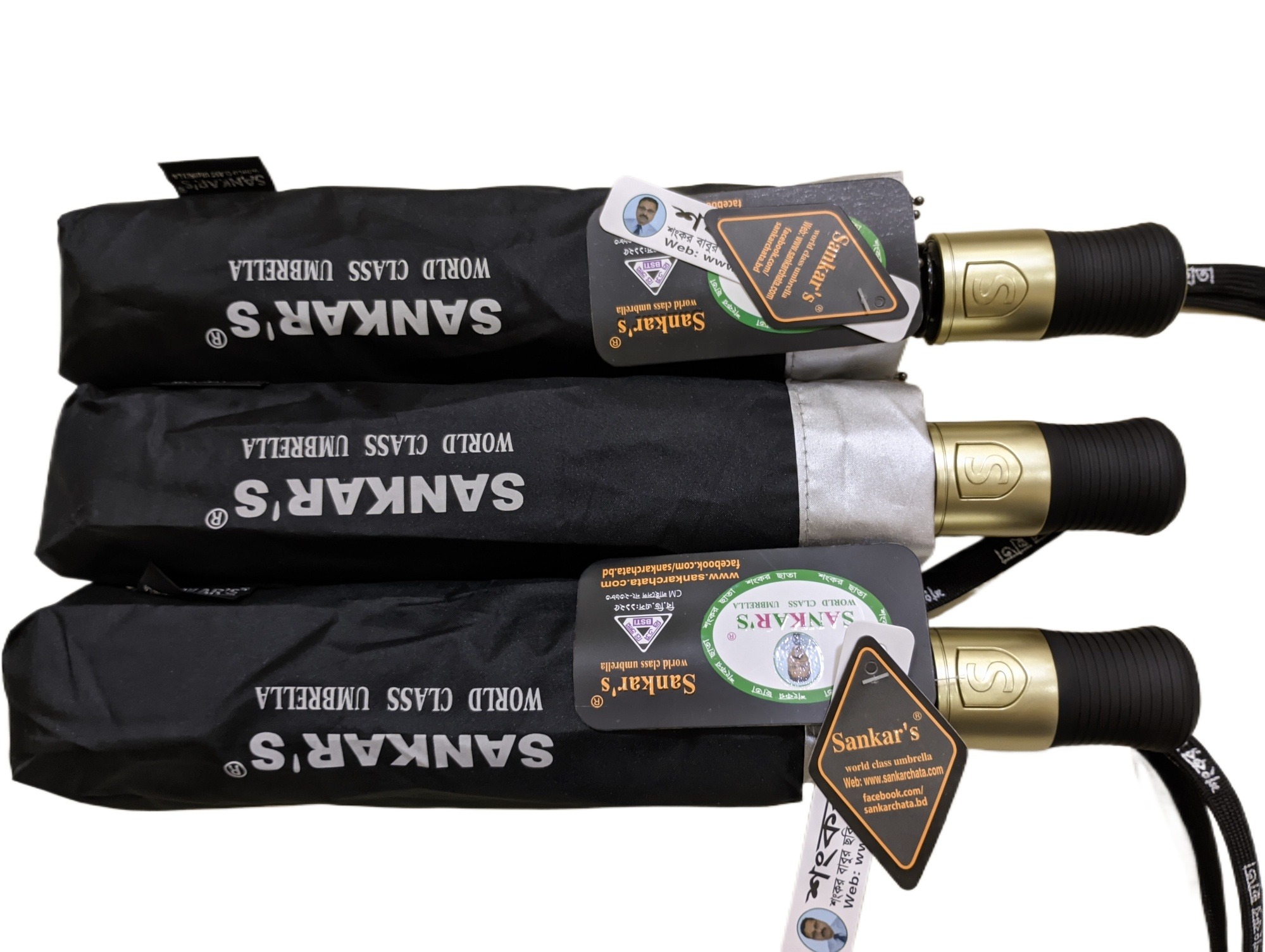 Picture of Shankar Auto Open 10 Spoke world class Heavy duty Umbrella ( Black )