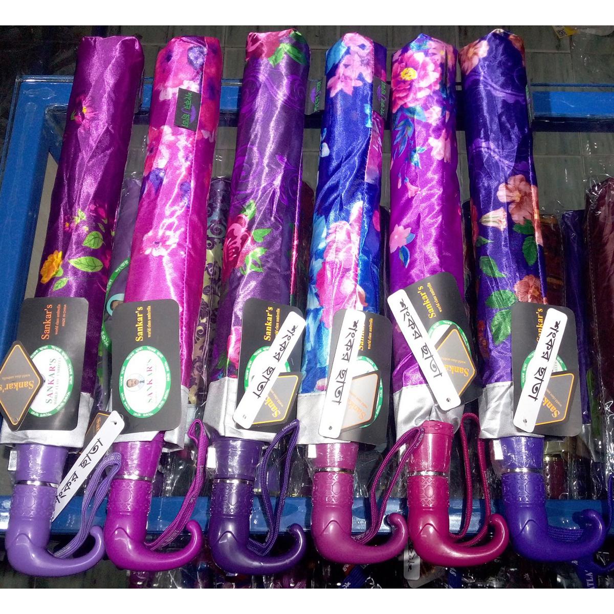 Picture of Shankar Auto Open 8 Spoke 2 fold Heavy duty Umbrella ( Print )