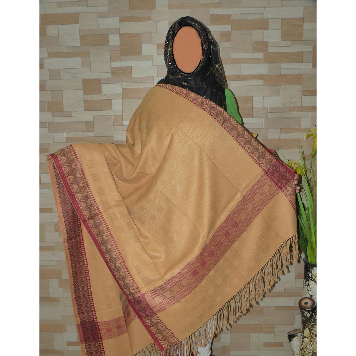 Picture of Traditional Ladies Shawl with two sides wearable ( Design 9 )