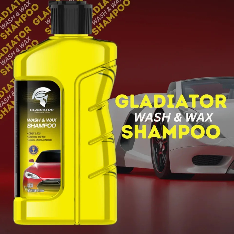 Picture of Gladiator Wash Wax and Shampoo 450 ML (Car & Bike)