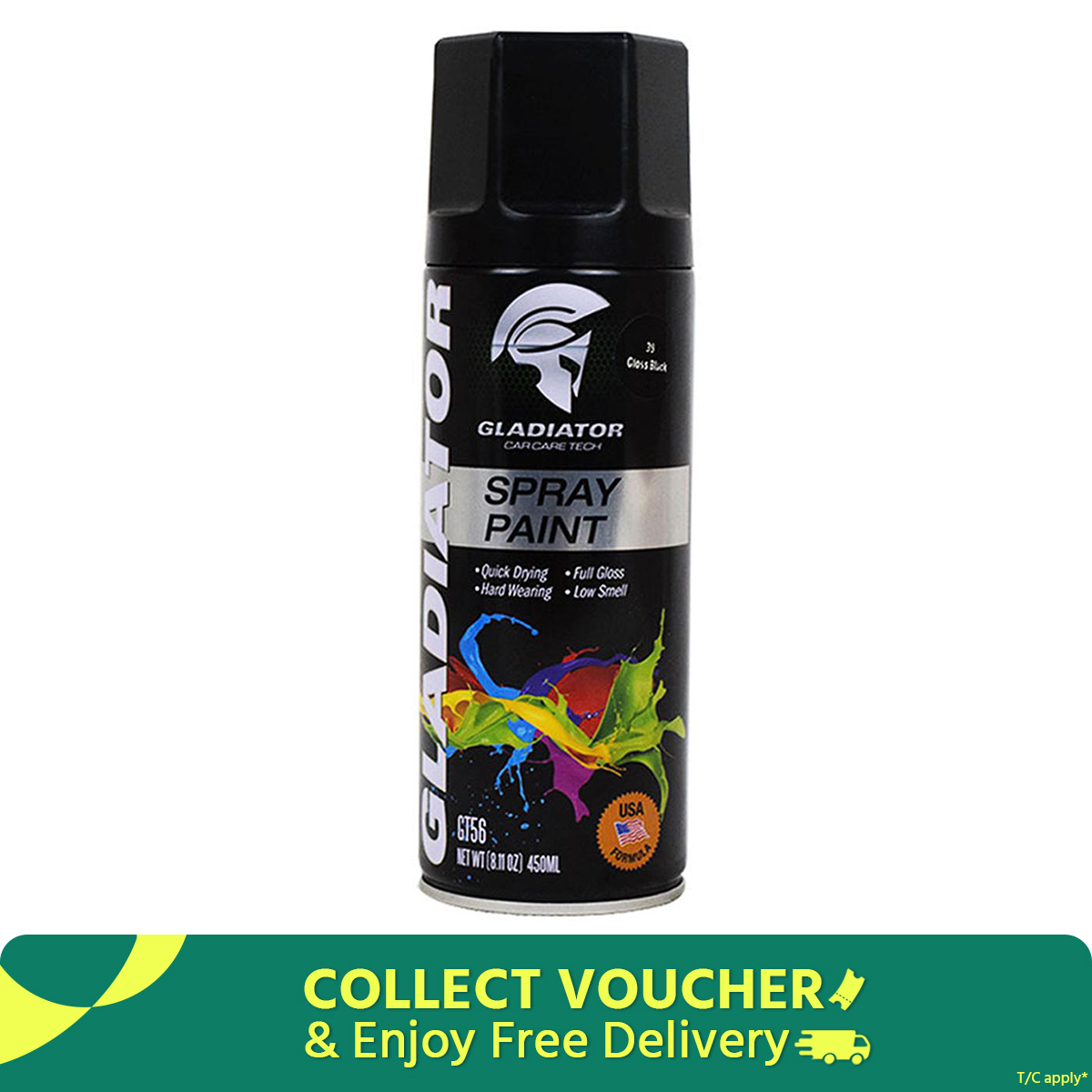 Picture of Spray Paint - Matt Black ( Gladiator )