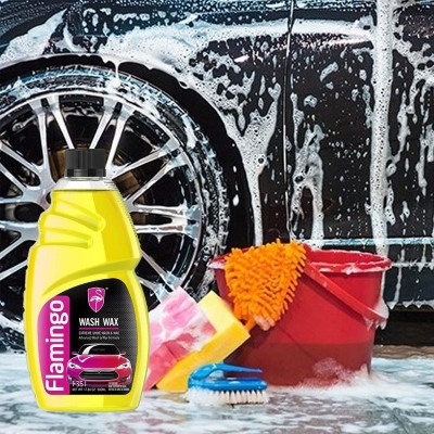 Picture of Flamingo Car Wash Wax Shampoo 500ml