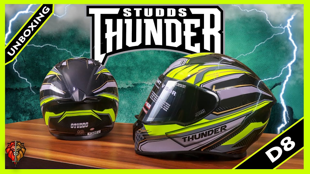 Picture of STUDDS THUNDER D8 DECOR Helmet Glossy