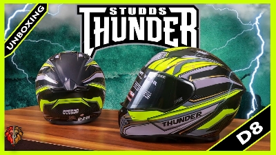 Picture of STUDDS THUNDER D8 DECOR Helmet Glossy