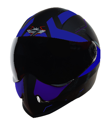 Picture of Adonis Furor Full Face Helmet (Black With Blue)