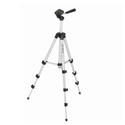 Picture of TRIPOD 330A Professional Aluminum Camera TRIPED-SIVERS WITH MOBILE HOLDER and 360 Degree Swivel Fluid Head