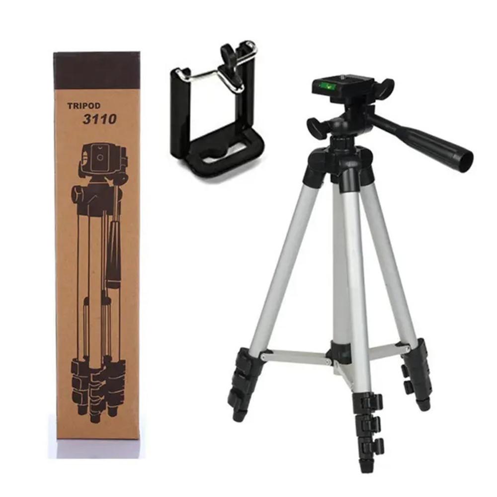 Picture of Tripod 3110 Camera Stand with Phone Holder Clip TikTok Stand