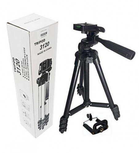 Picture of Tripod 3120 Camera Stand with Phone Holder Clip