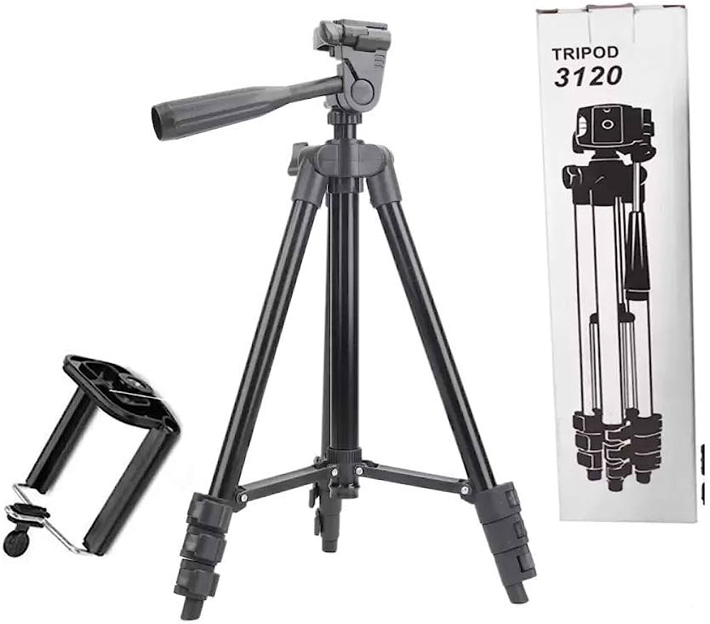 Picture of Tripod 3120 Camera Stand with Phone Holder Clip